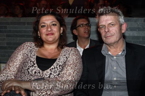Hilversum 26 januari 2009
Uitreiking gouden beelden bij beeld en geluid op het mediapark. Annet Malherbe met man Alex v Warmendan
Peter Smulders bv
