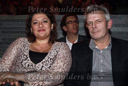 Hilversum 26 januari 2009
Uitreiking gouden beelden bij beeld en geluid op het mediapark. Annet Malherbe met man Alex v Warmendan
Peter Smulders bv