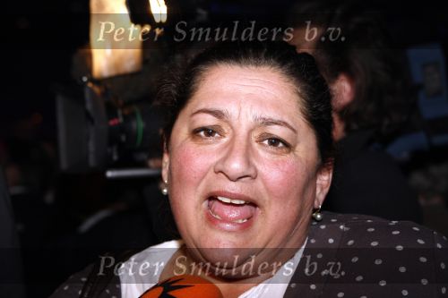 Hilversum 28 januari 2008
Annet Malherbe bij uitreiking gouden beelden in beeld en geluid. Peter  Smulders bv