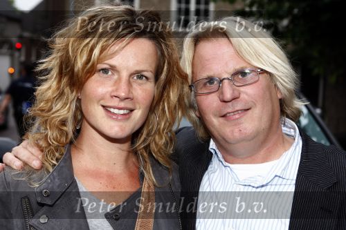 Breda 26 augustus 2008
Muziekfeest van de Tros op de grote markt in Breda. 
Annette Barlo en Frank Timmer