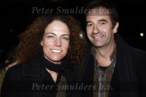 Hilversum 28 januari 2008
Uitreiking van de gouden beelden in het gebouw van beeld en geluid. Antoinette Beumer met vriend