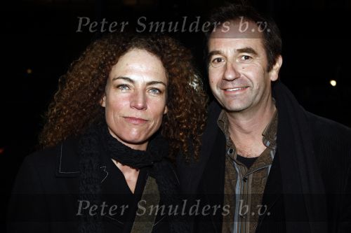 Hilversum 28 januari 2008
Uitreiking van de gouden beelden in het gebouw van beeld en geluid. Antoinette Beumer met vriend