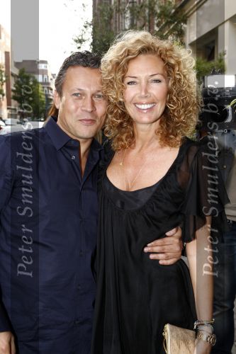 Amsterdam 26 juni 2008
Feestje voor Estelle Gullit haar 30e verjaardag in en pluche. Ruud was speciaal even over gekomen voor haar verjaardag.  Anton Broekhuizen met Caroline
