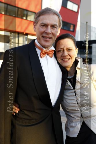 Hilversum 20 maart 2009
Schaatsgala bij studio 21. Ard Schenk met zijn vrouw
Peter Smulders bv