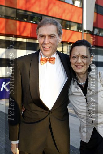 Hilversum 20 maart 2009
Schaatsgala bij studio 21. Ard Schenk met zijn vrouw
Peter Smulders bv