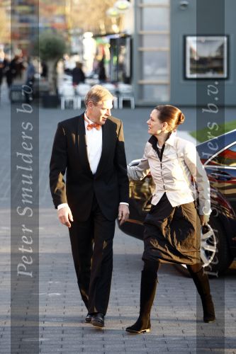 Hilversum 20 maart 2009
Schaatsgala bij studio 21. Ard Schenk met zijn vrouw
Peter Smulders bv