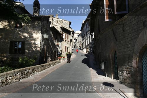 Assisi (Italie ) Bij Perugia
Stadsgezichten, Monumentale Panden, oude culturen en de Basiliek van Sint Franciscus ( waar St. Franciscus begraven ligt ) Historiche panden