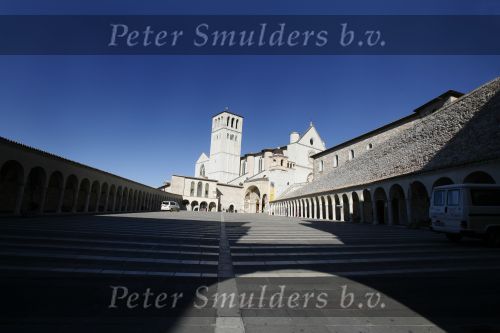 Assisi (Italie ) Bij Perugia
Stadsgezichten, Monumentale Panden, oude culturen en de Basiliek van Sint Franciscus ( waar St. Franciscus begraven ligt ) Historiche panden