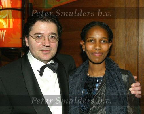 Amsterdam 16 maart 2004
Premiere in Tushinski Amsterdam.
Leon de Winter met Ayaan Hirsi Ali