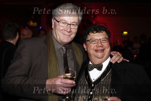 Amsterdam 11 januari 2009
Premiere Supermodel in hotel Krasnapolsky. Barry stevens met Jimmy Hutchinson
Peter Smulders bv
