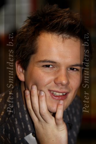 Hilversum 19  december 2007
Presentatie Finalisten idols, Bas