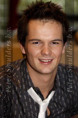 Hilversum 19  december 2007
Presentatie Finalisten idols, Bas