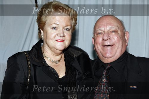 Uitgeest 16 januari 2008
Nieuwjaarsreceptie henk geels in bob\'s saloon. Bas v Toor met vrouw Coby