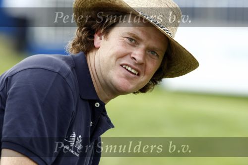 Zandvoort 16 augustus 2008
Beau v Erven Dorens met hoed tijdens golfwedstrijd KLM open op de golfbaan in zandvoort.