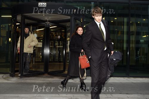 Amsterdam 13 februari 2008 
Rechtzaak van Rob de Nijs en Belinda Meuldijk ivm rattengate. Martijn v d Berg en Thierry Duval waren ook aanwezig alsmede Astrid Collee
Peter Smulders bv