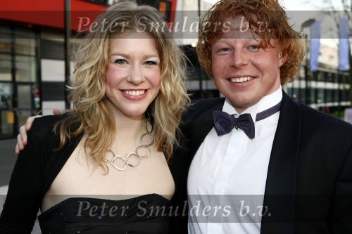 Hilversum 20 maart 2009
Schaatsgala bij studio 21. Ben Woldring met zijn vriendin
Peter Smulders bv