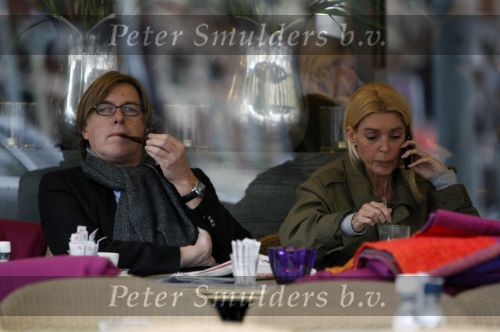 Amsterdam 20 januari 2009
Bert v d Veer met zijn vriendin Judith Osborn op terras.
Peter Smulders bv