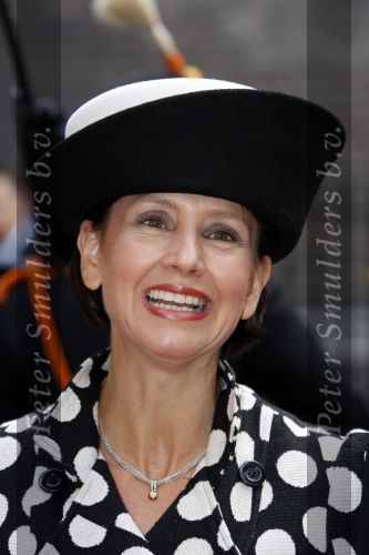Den Haag 19 september 2007
Prinsjesdag op het binnenhof met de ministers en staatssecretaressen met hoedjes Bianca Balkenende