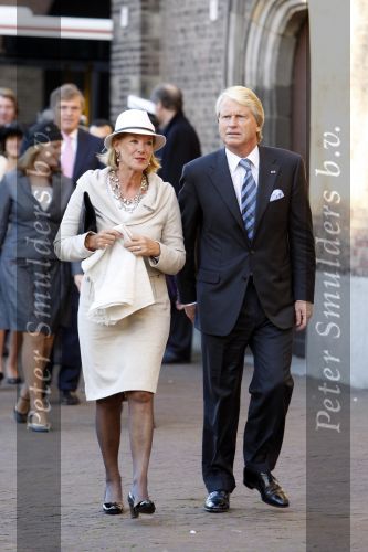 Den Haag 20 oktober 2007
Doop prinses Ariane . Boele Staal met vrouw