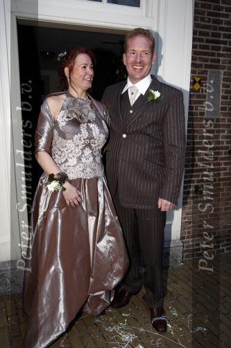 Nijkerk 25 januari 2008
Boer Dirk Jan van boer zoekt vrouw trouwt met Petra in stadhuis van Nijkerk.