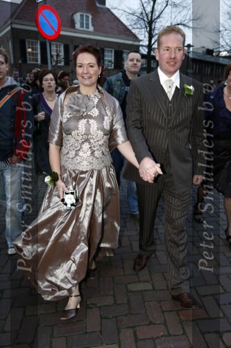 Nijkerk 25 januari 2008
Boer Dirk Jan van boer zoekt vrouw trouwt met Petra in stadhuis van Nijkerk.