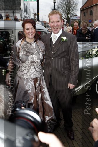 Nijkerk 25 januari 2008
Boer Dirk Jan van boer zoekt vrouw trouwt met Petra in stadhuis van Nijkerk.