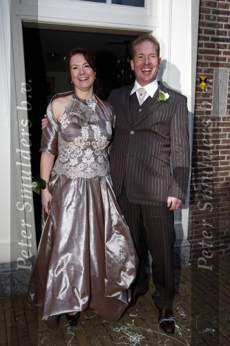 Nijkerk 25 januari 2008
Boer Dirk Jan van boer zoekt vrouw trouwt met Petra in stadhuis van Nijkerk.