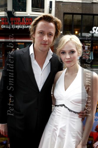 Amsterdam 12 april 2008
Daan Schuurmans en Bracha v Doeburgh bij de premiere van Morisson krijgt een zusje in Tuschinski.