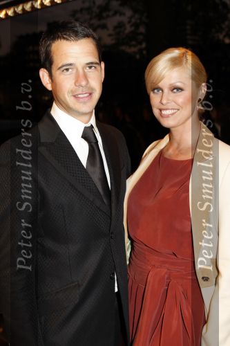 Amsterdam 5 oktober 2007
Premiere Ciske de Rat in Carre.   Bridget Maasland met vriend Pepijn