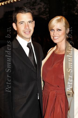 Amsterdam 5 oktober 2007
Premiere Ciske de Rat in Carre.   Bridget Maasland met vriend Pepijn