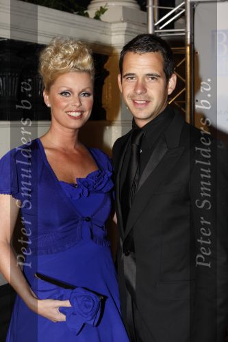 Amsterdam 11 oktober 2007
Beau monde awards in het amstel hotel. Bridget Maasland met vriend Pepijn