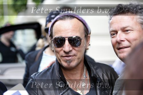 Amsterdam 17 juni 2008
Bruce Springsteen arriveert bij het Amstel hotel in Amsterdam.