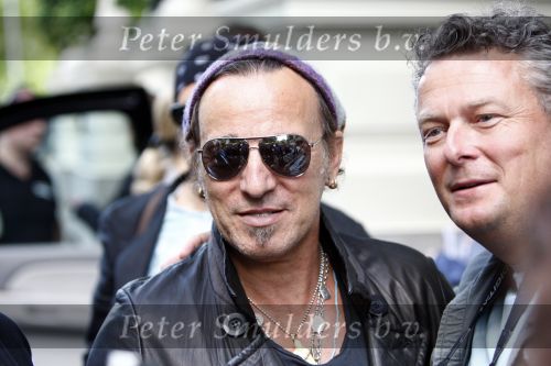 Amsterdam 17 juni 2008
Bruce Springsteen arriveert bij het Amstel hotel in Amsterdam.