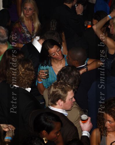 Amsterdam 24 januari 2009
Openingsfeest fashion tv in odeon. 
Bryan Roy met een vriendin