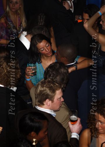 Amsterdam 24 januari 2009
Openingsfeest fashion tv in odeon. 
Bryan Roy met een vriendin
