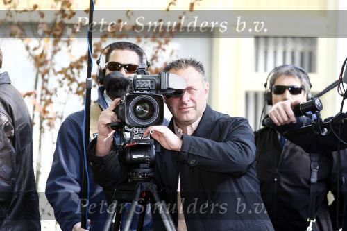 Lisse 22 april 2009
Prinses maxima en Koningin Silvia van Zweden in de keukenhof. Cameraman Blauw Bloed
Peter Smulders bv