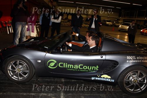 Amsterdam 31 maart 2009
Camiel Eurlings en Jan Peter Balkenende openen de auto rai in een electrische Lotus.
Peter Smulders bv