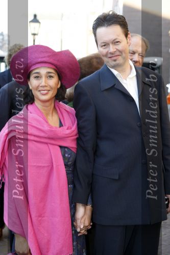 Den Haag 20 oktober 2007
Doop prinses Ariane . Carel Kraayenhof met vrouw