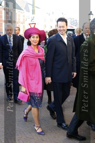 Den Haag 20 oktober 2007
Doop prinses Ariane . Carel Kraayenhof met vrouw