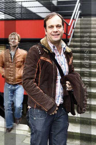 Hilversum 3 februari 2008
Carlo Boszhard arriveert bij de studio met zijn nieuwe vriend Herald
