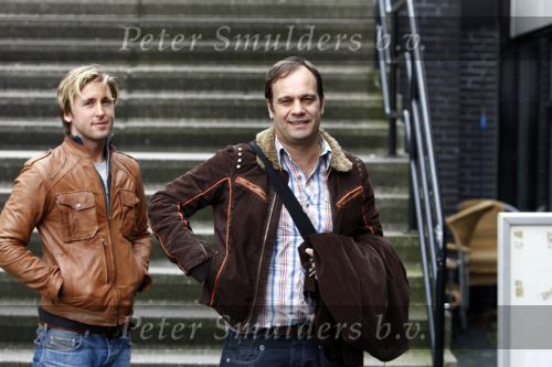 Hilversum 3 februari 2008
Carlo Boszhard arriveert bij de studio met zijn nieuwe vriend Herald
