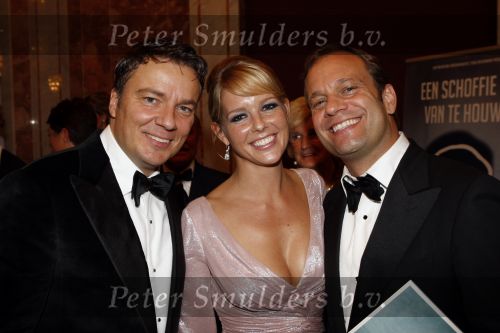 Amsterdam 5 oktober 2007
 premiere van Ciske de Rat in Carre. Chantal Janzen met  Carlo Boszhard en vriend
