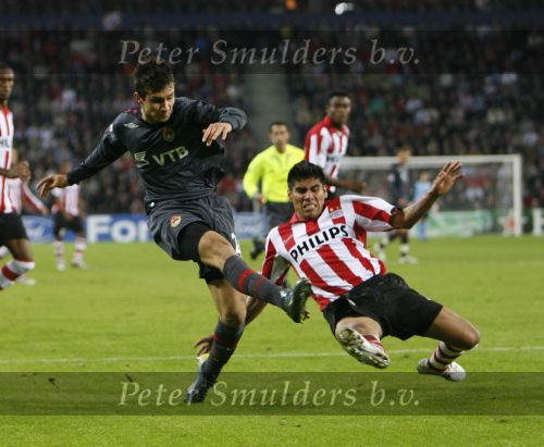 Eindhoven, 19 September 2007 Seizoen 2007/2008 
Eerste wedstrijd Champions League PSV-CSKA Moskou, eindstand 2-1
Carlos Salcido
