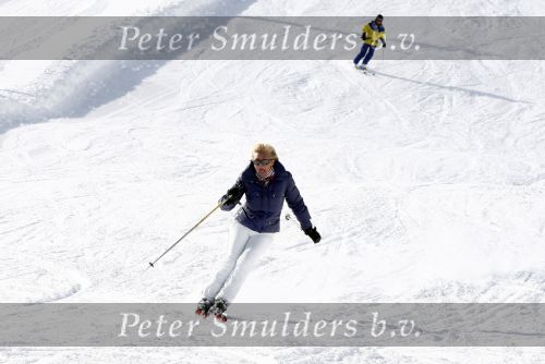 Serfaus 18 februari 2009
Caroline Tensen en haar vriend Peter Gallas op skivakantie,
Peter Smulders bv