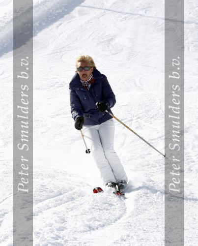 Serfaus 18 februari 2009
Caroline Tensen en haar vriend Peter Gallas op skivakantie,
Peter Smulders bv