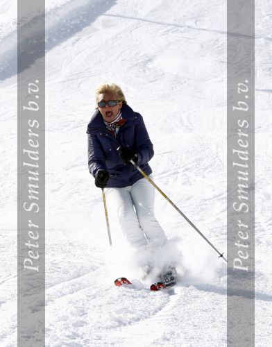 Serfaus 18 februari 2009
Caroline Tensen en haar vriend Peter Gallas op skivakantie,
Peter Smulders bv