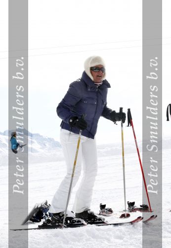 Serfaus 18 februari 2009
Caroline Tensen en haar vriend Peter Gallas op skivakantie,
Peter Smulders bv