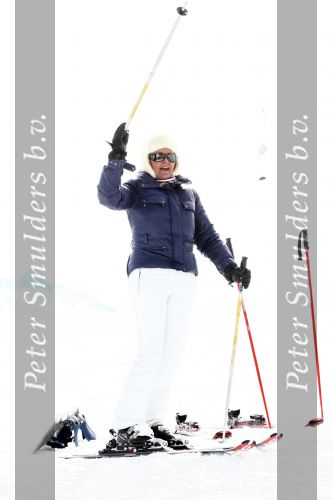 Serfaus 18 februari 2009
Caroline Tensen en haar vriend Peter Gallas op skivakantie,
Peter Smulders bv