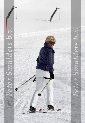 Serfaus 18 februari 2009
Caroline Tensen en haar vriend Peter Gallas op skivakantie,
Peter Smulders bv