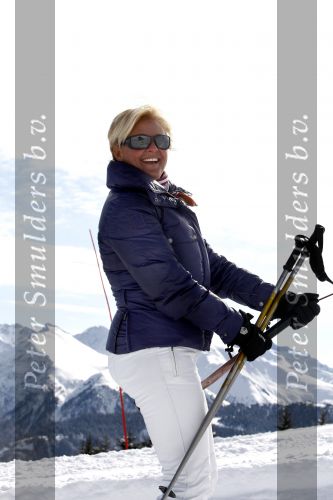 Serfaus 18 februari 2009
Caroline Tensen en haar vriend Peter Gallas op skivakantie,
Peter Smulders bv